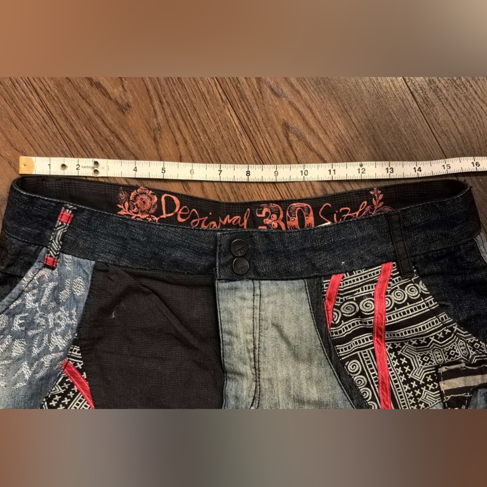 Patchwork Relaxed Jeans - Multicolor - Picture 4 of 5